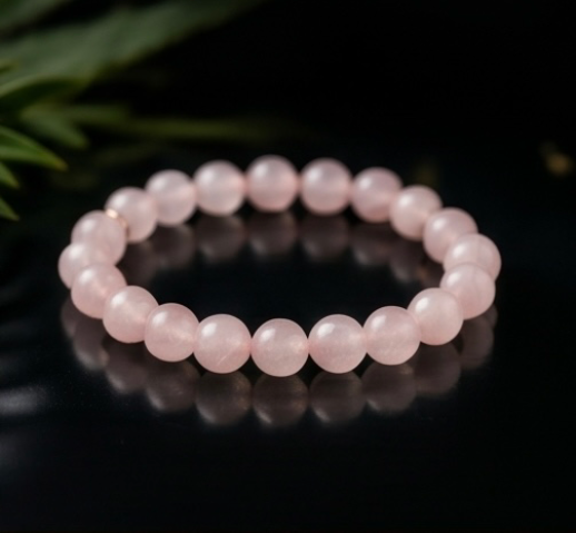 Natural Rose Quartz Bracelet for Love & Emotional Healing | Gemsdeva