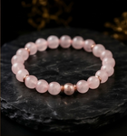 Natural Rose Quartz Bracelet for Love & Emotional Healing | Gemsdeva