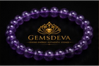 Natural Amethyst Bracelet for Calmness, Protection & Positive Energy | Gemsdeva