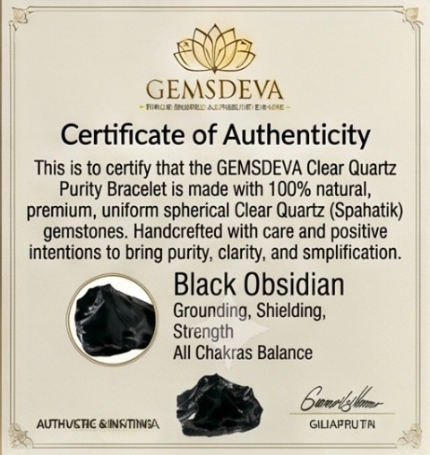 Black Obsidian Bracelet – Protection, Strength & Grounding | Gemsdeva