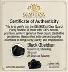 Black Obsidian Bracelet – Protection, Strength & Grounding | Gemsdeva