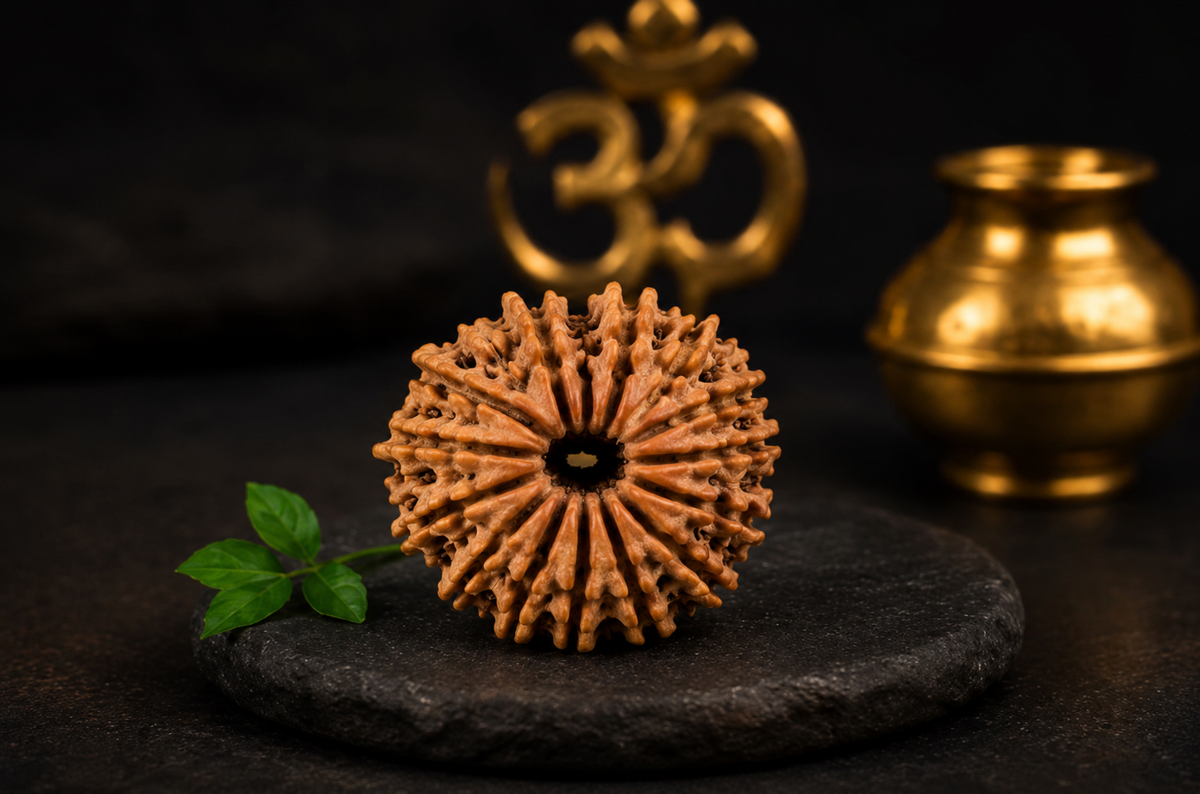 14 Mukhi Rudraksha (Chaudah Mukhi) – Natural Nepali