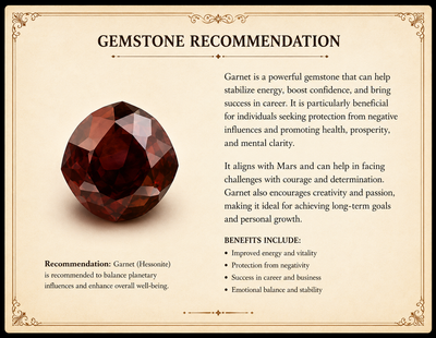 Gemstone Recommendation