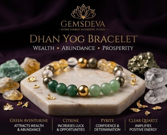 Dhan Yog Bracelet – Prosperity, Success & Positive Energy | Gemsdeva