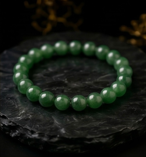 Green Jade Bracelet for Prosperity, Harmony & Good Fortune | Gemsdeva