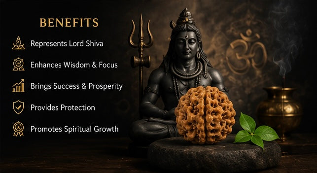 1 Mukhi Rudraksha (Ek Mukhi) - Natural Nepali | Lab Certified
