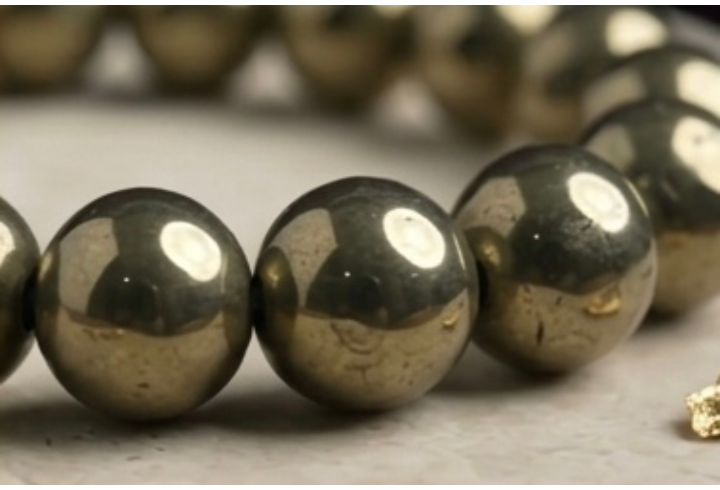 Pyrite Bracelet – Wealth, Confidence & Protection | Gemsdeva