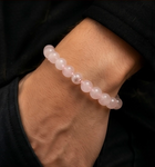 Natural Rose Quartz Bracelet for Love & Emotional Healing | Gemsdeva