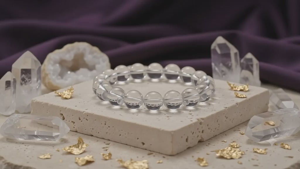 Clear quartz bracelet