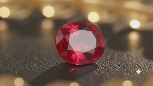 Burma Ruby 5 Carats (5.55 Ratti) - Pigeon Blood Red | Oval Shape | 100% Natural | Lab Certified